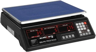 Steinberg Systems Kaina komercinės svarstyklės, juodos, 30kg / 2g kaina