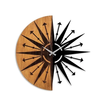Sieninis laikrodis Wooden Clock 75