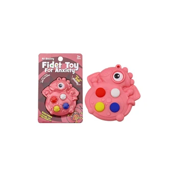 Lean Pop It Dinosaur Antistress Sensory Rožinė Pocket
