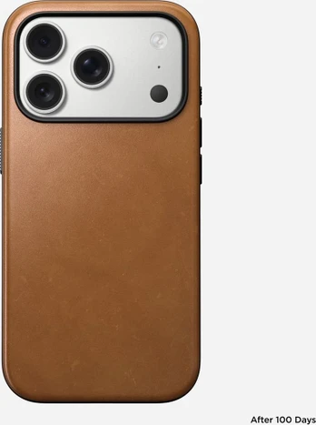 Nomad Modern Leather Case, english tan - iPhone 17 Pro