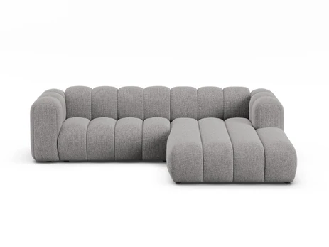 Modular Right Corner Sofa, "Lupine", 4 Seats, 260x177x70, Light Grey