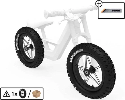 Berg Wheel 12'' All Terrain - Juodas/Baltas
