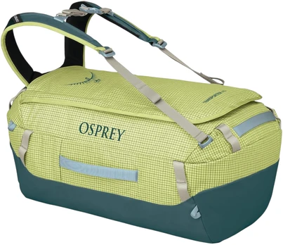 Turistinė kuprinė Osprey Transporter Duffel 65, mėlyna sp./žalia sp., 65 l