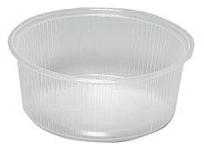 Multi Salatbæger 200 ml Ø101x43 mm Rund PP Klar,100 stk/pk