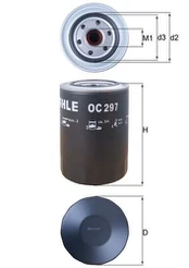KNECHT OC 297 Alyvos filtras