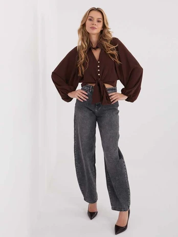 Italy Moda Bluzka-MI-BZ-3304.12-ruda
