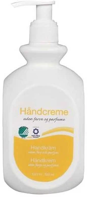 Håndcreme, ABENA, 500 ml, uden farve og parfume, 21%