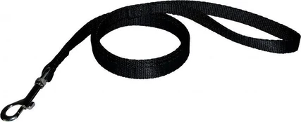 Chaba juosta pavadys šuniui, 10mm, 130cm, juoda