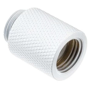 Perėjimas Alphacool icicle extension 20mm G1/4 AG to G1/4 IG - white