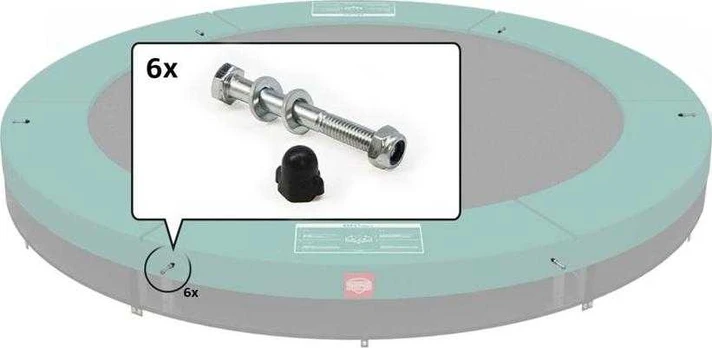 Berg InGround Talent - Fasteners for 6 Legs