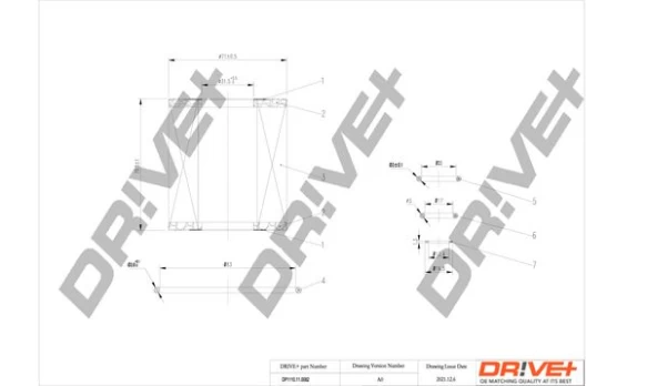 Alyvos filtras Dr!ve+ DP1110.11.0082