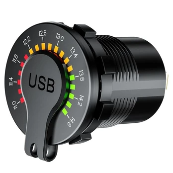 Lizdas 2xUSB QC3.0; tipas A (18W)