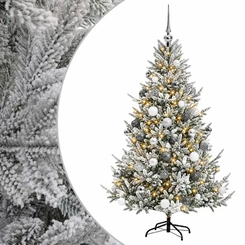 Dirbtinė kalėdinė eglutė su rutuliuku 210 cm 300 LED
