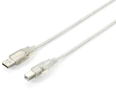 USB kabelis Equip USB-A - USB-B 1,8 m permatomas (128650)