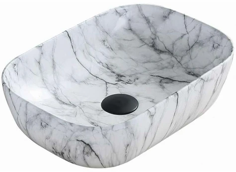 Vonios praustuvas Mexen Rita, keramika, 45.5 cm x 32.5 cm x 13.5 cm