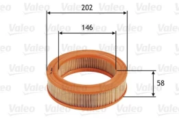 Oro filtras VALEO 585644 kaina