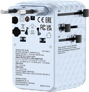 Verbatim Adapteris kelioninis EU/UK/US GaN 2xUSB-C/2xUSB-A/1xUSB-C PD 100W mėlyna 30192 kaina