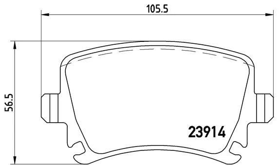 Brake pads - tuning Xtra P 85 073X rear