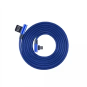 Sbox USB-- Micro USB 90 M/M 1.5m USB-MICRO-90BL blueberry blue kaina