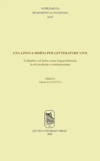 lingua morta per letterature vive