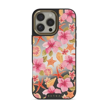 Island Life - iPhone 16 Pro Max Case, Elite Mirror Dark (MagSafe) / Gold