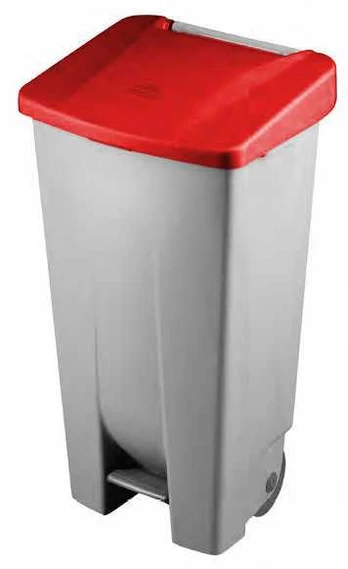 Basket solid lid DE-23400, red