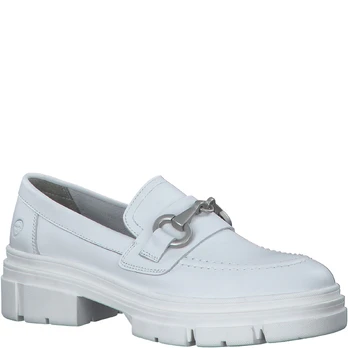Loaferiai moterims, Balta, LOAFERS