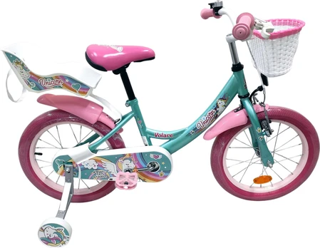 Volare - Children's Bicycle 16 - Unicorn Green (61681)