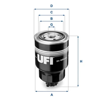 Kuro filtras UFI 24.444.00