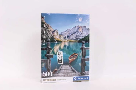 Clementoni CLE puzzle 500 Compact Braies Lake 35538