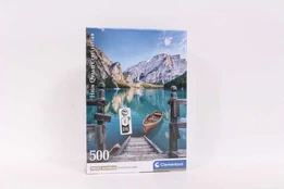 Clementoni CLE puzzle 500 Compact Braies Lake 35538 kaina