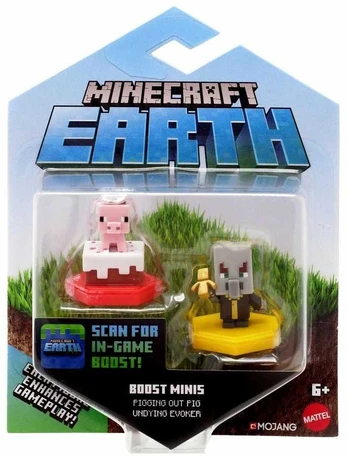 Mattel Minecraft Pig ir Summoner GMD16 2 pakuotės