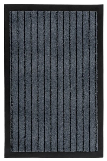 Durų kilimėlis Fine Line 225, 80x120 cm, pilkas
