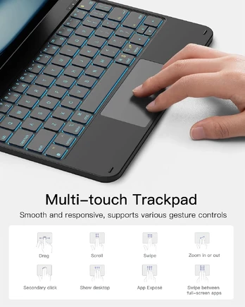 Inateck KB09119 NeoMagic Keyboard Case iPad Air/Pro 11\", Juodas
