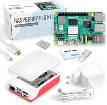 Korpusas Raspberry Pi 5 8gb rinkinys su 128gb kortele
