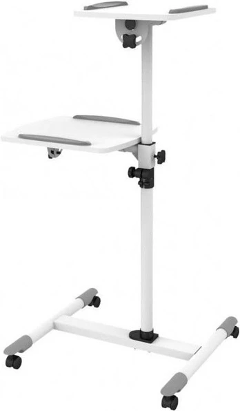 Stovas Techly 309593 Universal Trolley for Notebook / Projector White, balta