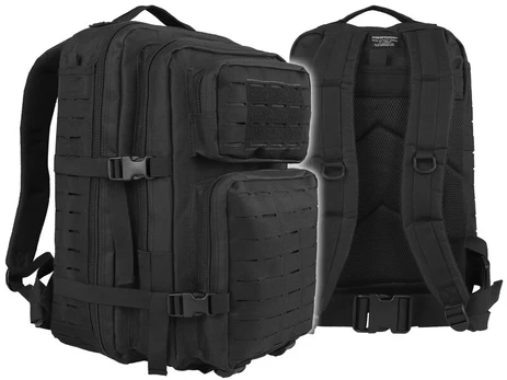 Vyriška turistinė kuprinė Dominator Urban Combat Warrior Tac, juoda