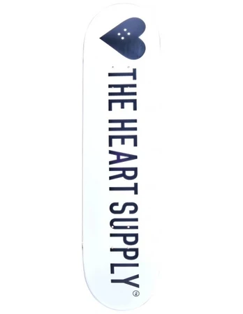 THE HEART SUPPLY STRONG DECK WHITE - 8"