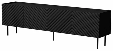 Cama Meble Cama LUCCA 4D TV cabinet 200x40x59 black kaina
