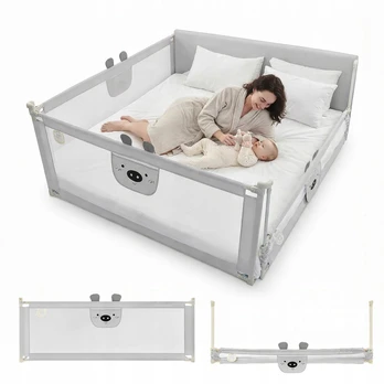 Lovytės apsauginis barjeras Primabobo Bear, 3 vnt., 200 cm