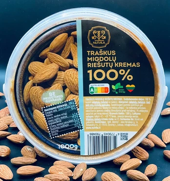 Nutvila Migdolų riešutų kremas, Crunchy, 1000 g
