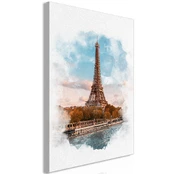 Artgeist Paveikslas - Paris View (1 Part) Vertical kaina