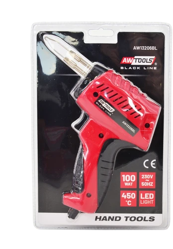 AW-Tools AWTOOLS TRANSFORMATORINIS LITUOKLIS 100W / TPR RANKENA Juodas LINE