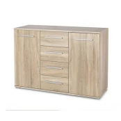 Komoda Lima KM-4, ąžuolo, 40 x 116 cm x 82 cm kaina