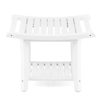Bonideco Select Dušo taburetė 60,5x34x48cm., baltos spalvos