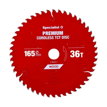 SPECIALIST+ pjovimo diskas Cordless 165x36Tx20mm