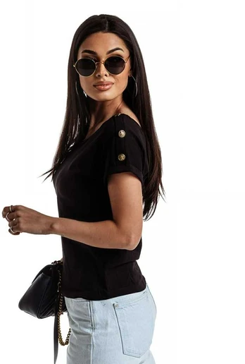 women's blouses juodas ombre