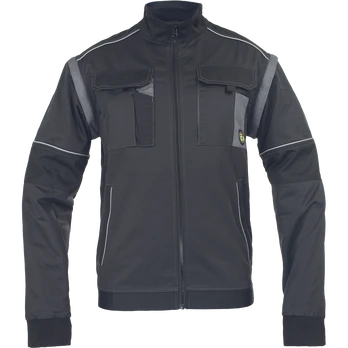 Darbinis švarkas vyrams Cerva Max Eco Stretch, juoda, 48 dydis