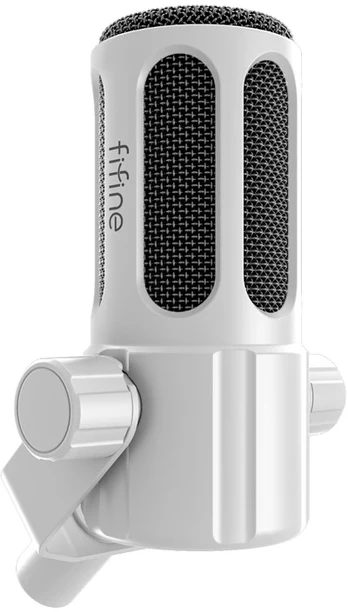 Fifine Tank1 Dynamic Microphone Baltas