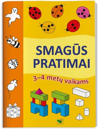 KNYGA Smagūs pratimai 3-4 metų vaikams